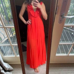 Zara Orange Maxi Dress